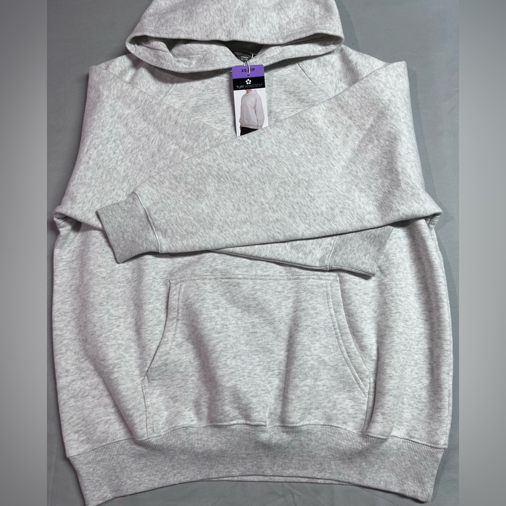 Tuff Athletics Classic Oversized Fleece Pullover Hoodie NWT - Picture 3 of 4